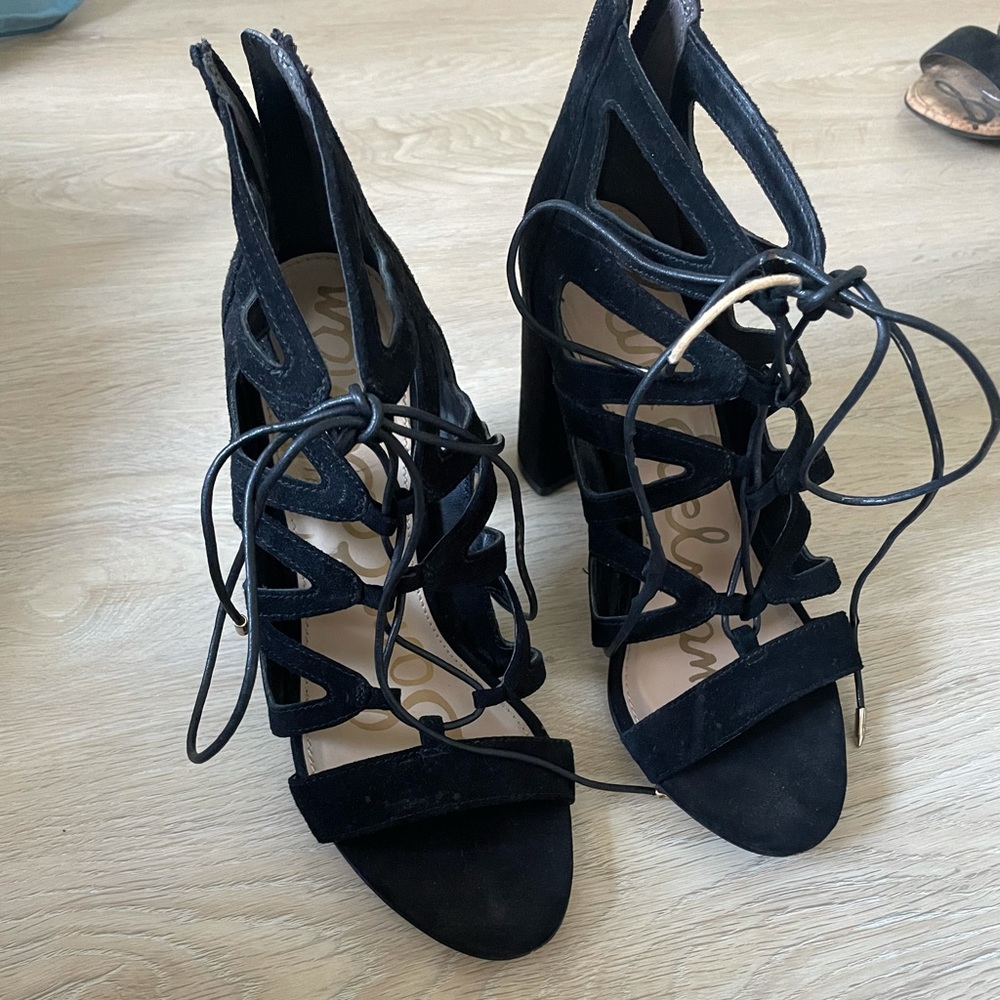 Strappy black Sam edleman shoes